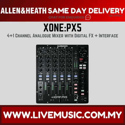 Allen & Heath XONE:PX5 - 4+1 Channel DJ Mixer ( XONE-PX5 / XONEPX5 )