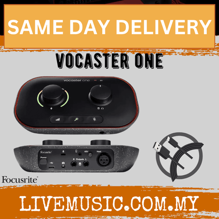 Focusrite Vocaster One USB-C Podcasting Audio Interface