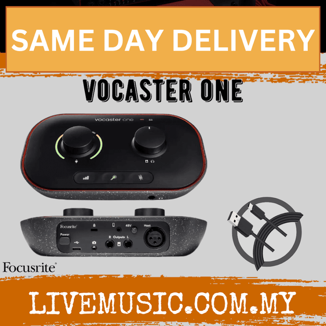 Focusrite Vocaster One USB-C Podcasting Audio Interface