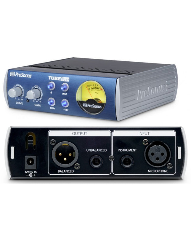 PreSonus TubePre V2 1-Channel Tube Preamplifier/DI Box (TubePreV2)