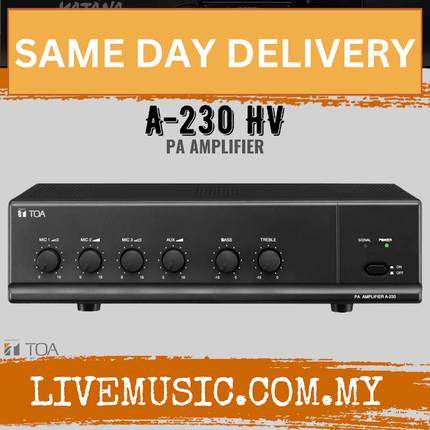 TOA A-230 HV PA Amplifier ( A 230HV / A230HV )