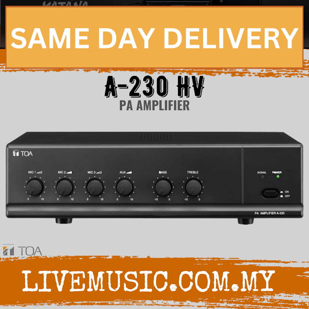 TOA A-230 HV PA Amplifier ( A 230HV / A230HV )
