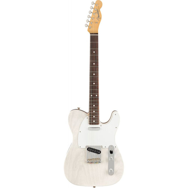 Fender Jimmy Page Mirror Telecaster Electric Guitar, Rosewood Fretboard with Deluxe Hardshell Case - White Blonde