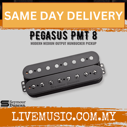 Seymour Duncan Pegasus PMT 8 String Bridge Pickup, Black