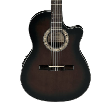 Ibanez GA35TCE-DVS Acoustic-Electric Guitar - Dark Violin Sunburst ( GA35TCE DVS / GA35TCEDVS )