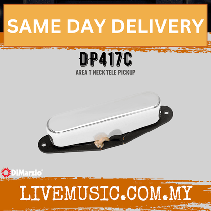 DiMarzio DP417C Area T Neck Tele Pickup - Chrome (DP-417C/DP 417C)