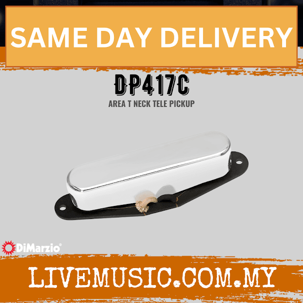 DiMarzio DP417C Area T Neck Tele Pickup - Chrome (DP-417C/DP 417C)