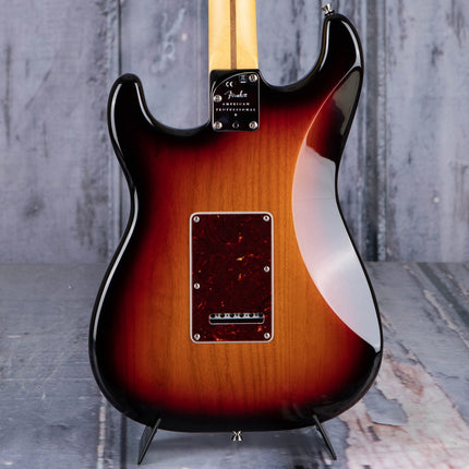 Fender American Professional II HSS Stratocaster Electric Guitar, Maple Fretboard - 3-Tone Sunburst