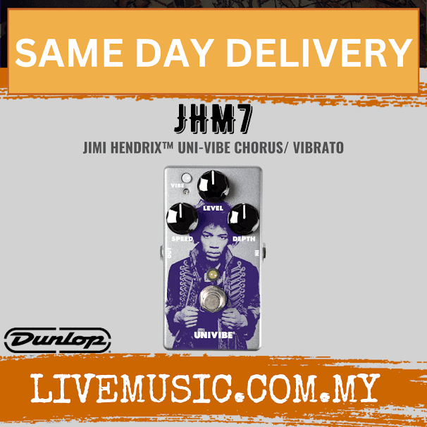 Jim Dunlop JHM7 Hendrix Univibe Guitar Effects Pedal (JHM-7/JHM 7)