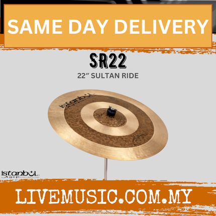 Istanbul Agop SR22 22" Sultan Ride Cymbal (SR 22/SR-22)