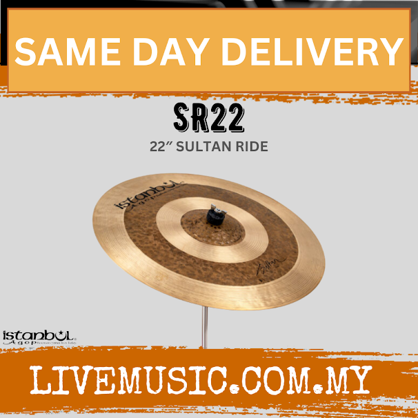 Istanbul Agop SR22 22" Sultan Ride Cymbal (SR 22/SR-22)