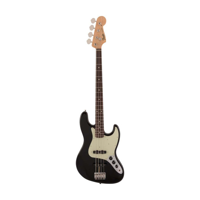 Fender Japan Traditional II 60s Jazz Bass Guitar, Rosewood Fretboard with FREE Gig Bag - Black