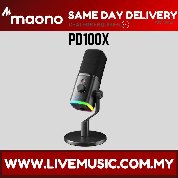 MAONO PD100X USB/XLR Dynamic Microphone for Game Streamer ( PD-100X PD 100X )