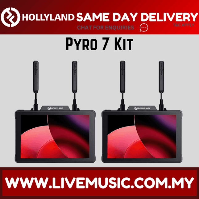 Hollyland Pyro 7 Kit Wireless Transceiving Monitor ( PYRO7KIT / PYRO-7 KIT / PYRO 7 )