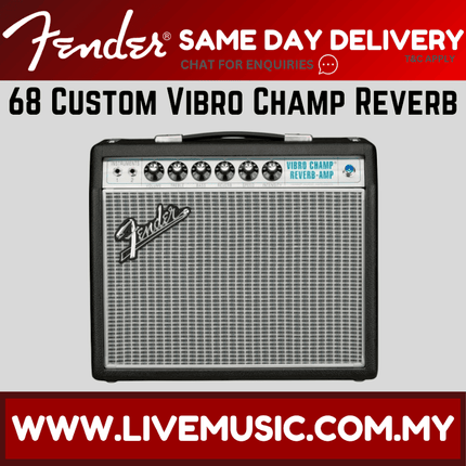 Fender 68 Custom Vibro Champ Reverb Guitar Combo Amplifier