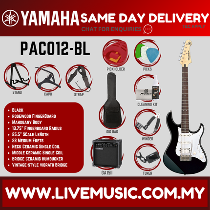 Yamaha PAC012 Pacifica Electric Guitar w/Accessories - ( PAC 012 / PAC-012 )