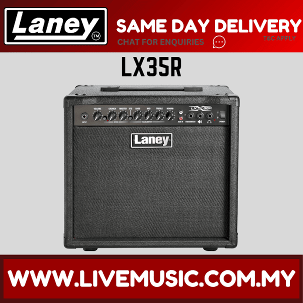 Laney LX35R 35 watt Guitar Combo Amplifier (LX-35R/LX 35R)
