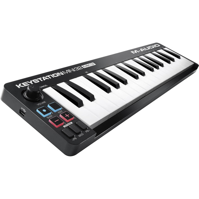 M-Audio Keystation Mini 32 Mk3 - 32-Key Portable Keyboard Controller (Keystation-32/Keystation32)