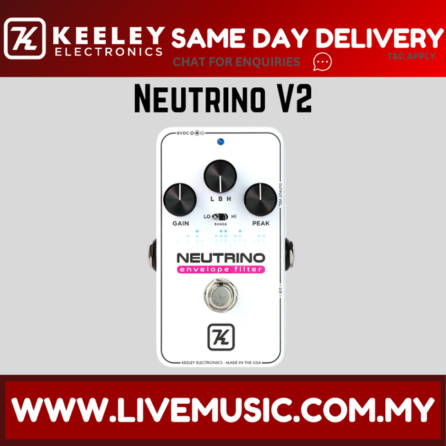 Keeley Neutrino V2 Envelope Filter Guitar Effects Pedal