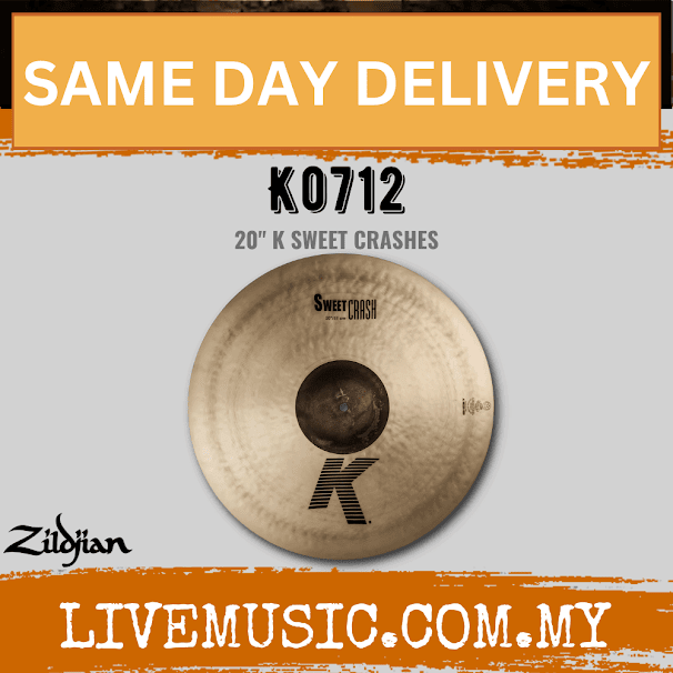 Zildjian 20" K Series Zildjian Sweet Crash Cymbal (K0712)