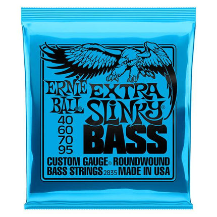 Ernie Ball 2835 Bass Guitar Strings Extra Slinky Roundwound (40-95/EB2835)
