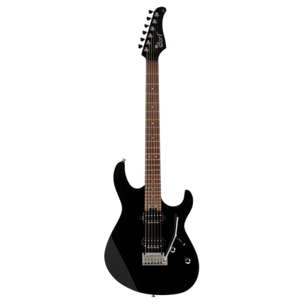 Cort G300 Pro Electric Guitar Roasted Maple Fretboard with Bag - Black (G300-Pro/G300Pro)