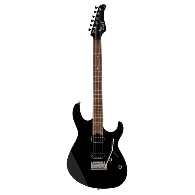 Cort G300 Pro Electric Guitar Roasted Maple Fretboard with Bag - Black (G300-Pro/G300Pro)
