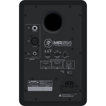 Mackie MR524 5" Active Powered Studio Monitor Speaker (MR 524/MR-524)