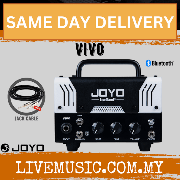 Joyo VIVO 20 Watt Amplifier Head BanTamP Series Guitar Speaker Amp Hybrid Tube with Bluetooth