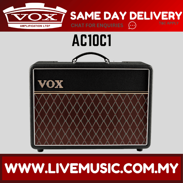 Vox AC10C1 10 Watt 1x10 1 Channel Combo Guitar Amp Amplifier With 2 Band EQ (AC 10 C1/AC-10-C1)