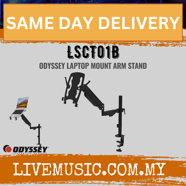 Odyssey LSCT01B Mount Arm Stand for Laptops, Black