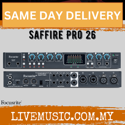 Focusrite Saffire Pro 26 18-in/8-out Firewire Interface