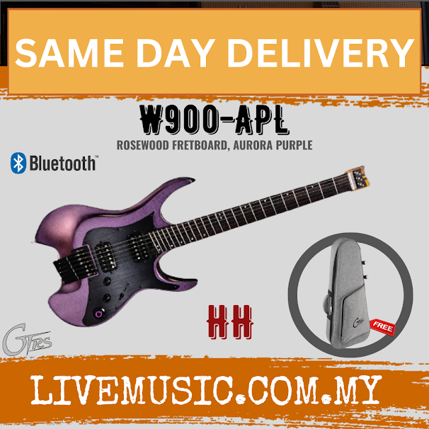 GTRS W900 Intelligent Electric Guitar Rosewood FB - Aurora Purple ( W 900 / W-900 )