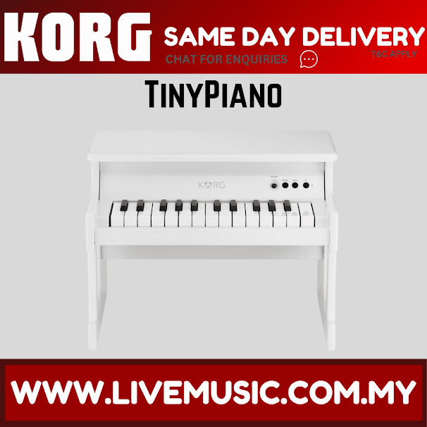 Korg tinyPiano Digital Toy Piano - White / Red / Pink / Black ( Tiny-Piano / Tiny Piano )