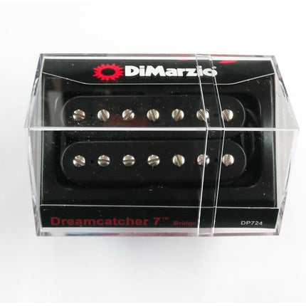 DiMarzio DP724BK Dreamcatcher 7 Bridge Humbucker Guitar Pickup - Black (DP-724BK/DP 724BK)