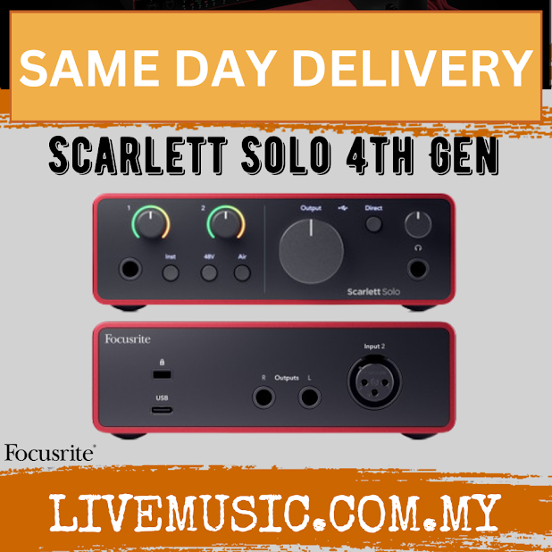 Focusrite Scarlett Solo (4th Generation)