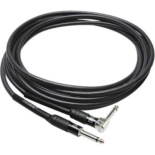 Hosa HGTR-015R Pro Guitar Cable, Straight to Angled, 15ft (HGTR015R/HGTR 015R)