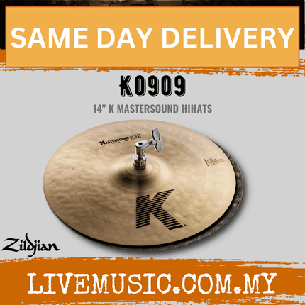 Zildjian 14" K Series Mastersound Hi-Hat Cymbals - Pair (K0909)