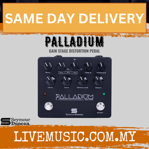 Seymour Duncan Palladium Gain Stage Pedal, Black