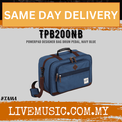 Tama TPB200-NB Powerpad Bass Drum Pedal Bag, Navy Blue ( TPB200 NB / TPB200NB )