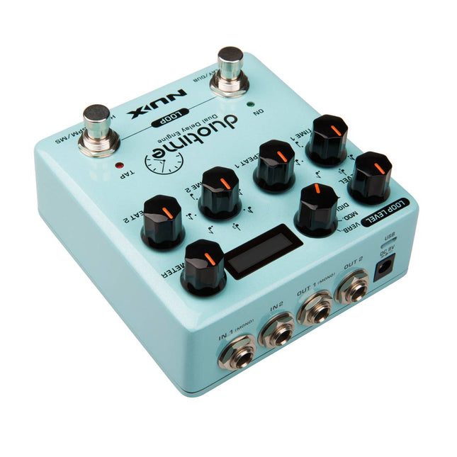 NUX NDD6 Verdugo SRS Duo Time Dual Delay Pedal (NDD-6)