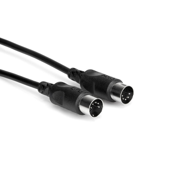 Hosa MID-325BK MIDI Cable, 25ft - Black (MID325BK/MID 325)