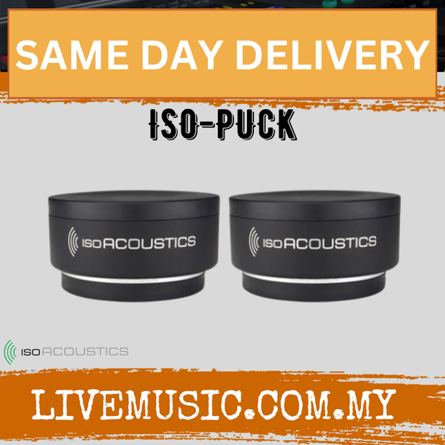 IsoAcoustics ISO-PUCK Vibration Isolator For Studio Monitor - 2 Pcs ( ISO PUCK / ISOPUCK )