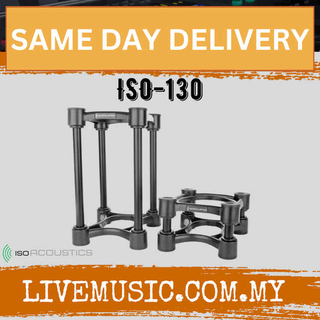 IsoAcoustics ISO-130 Studio Monitor Acoustic Isolation Stand - Pair ( ISO 130 / ISO130 )