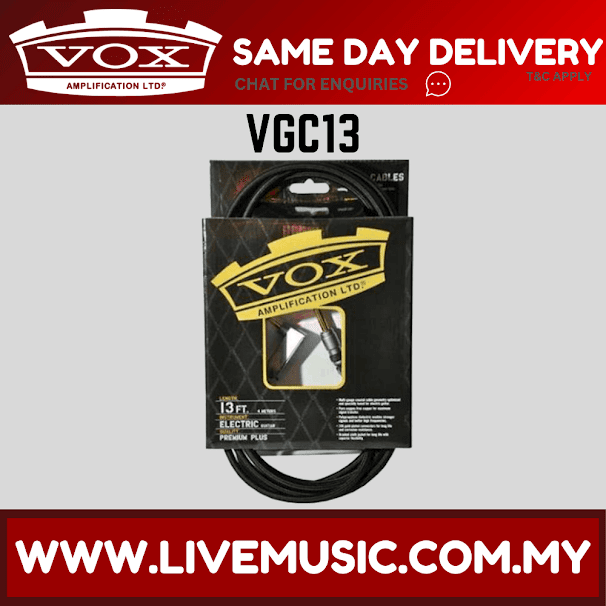 Vox VGC13 - 13 ft Professional Guitar Cable (VGC-13/VGC 13)