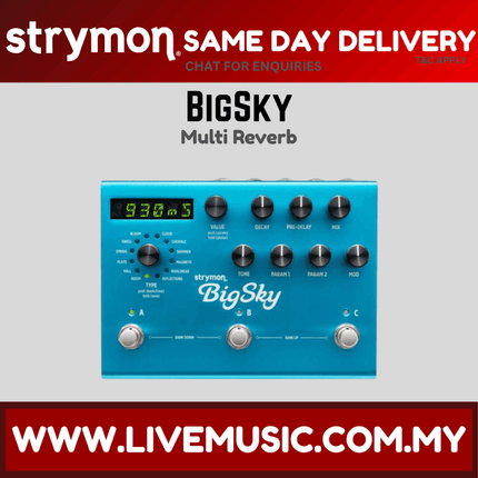 Strymon BigSky Reverb Guitar Effects Pedal