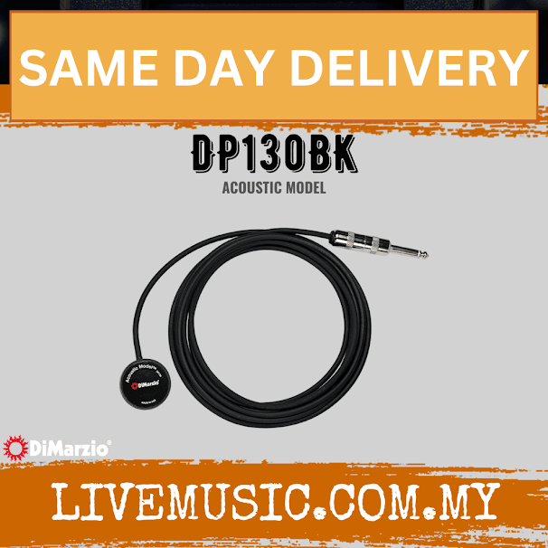 DiMarzio DP130BK Acoustic Model Pickup - Black (DP130)