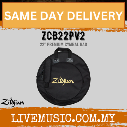 Zildjian ZCB22PV2 22″ Premium Cymbal Bag (ZCB-22PV2/ZCB22P)