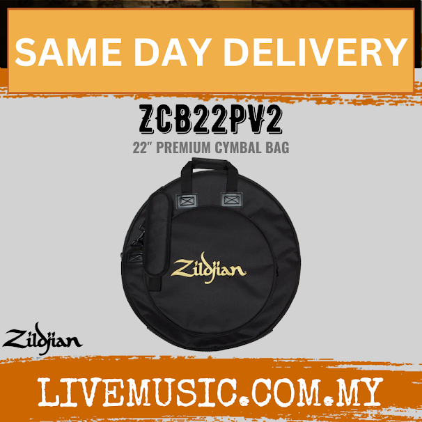 Zildjian ZCB22PV2 22″ Premium Cymbal Bag (ZCB-22PV2/ZCB22P)