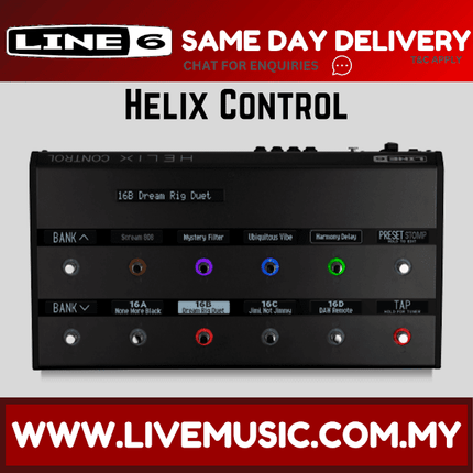 Line 6 Helix Control - Floor Controller for Helix Rack